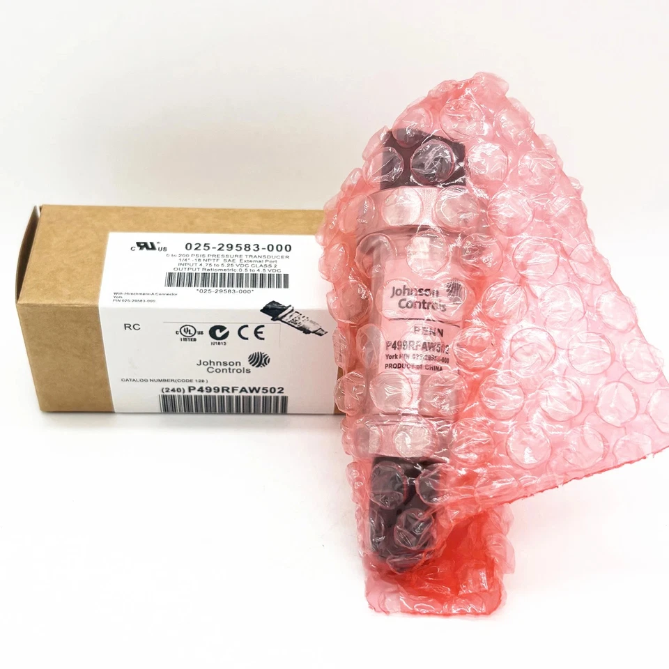 York Air Conditioning Pressure Transducer 025-29583-000 Johnson P499RFAW502 - Image 2 of 4