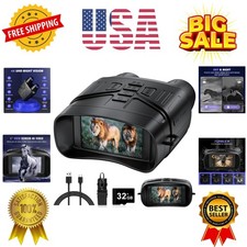 Night Vision Goggles - 4K Night Vision Binoculars with 5000mAh Rechargeable B...