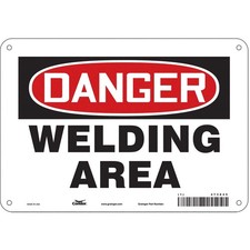 CONDOR 473X45 Safety Sign,7 in x 10 in,Aluminum 473X45