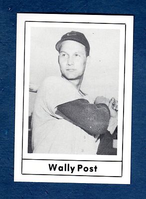 #129 WALLY POST, Redlegs/Reds | 1978 Grand Slam / A Jack Wallin production