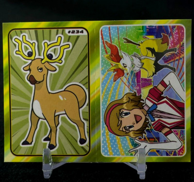 Delphox Sticker STICKER POKEMON Gold & Silver Gigamax 2025 #098 STANTLER DELPHOX Peru ...