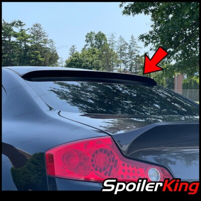SpoilerKing Rear Roof Spoiler Window Wing (Fits: Infiniti G35 2003-07 2dr) 380R