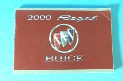 00 2000 Buick Regal owners manual