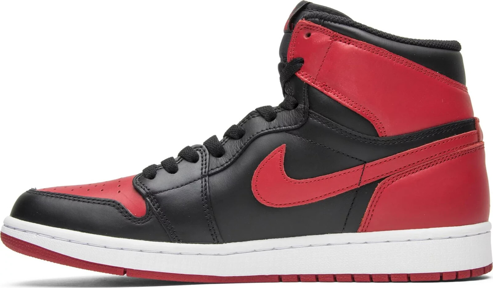 Nike Air Jordan 1 Retro High OG Bred 2013 - Black/Varsity Red-Wht UK 6.5 US 7.5 image 3