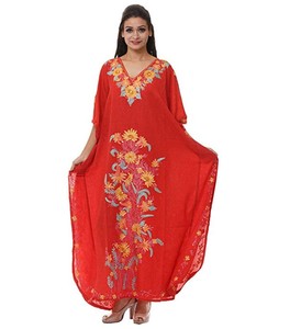 red beach kaftan