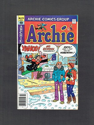 Archie #279 Archie Series Bronze Age 1979 VF No School & Archie Did His Homework