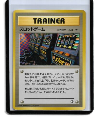 Nintendo Pokemon Banned Slot Machine Arcade Game Promo Trainer Neo Genesis Rare - Picture 1 of 2