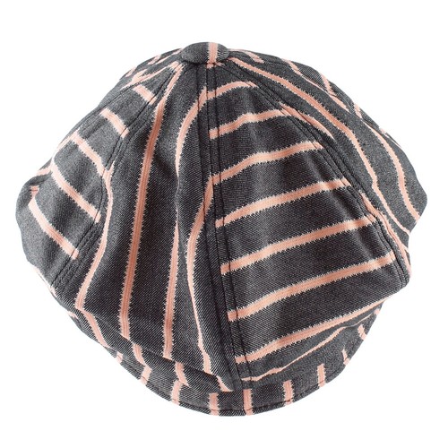 Womens Mens Spring Summer Stripe Jean Gatsby Newsboy Cabbie Golf Cotton Cap Hat - Picture 8 of 8