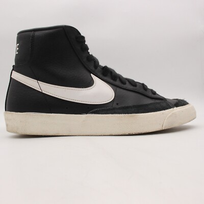 Nike Blazer Mid '77 Vintage Men's Size 10 Black White Sail Shoes BQ6806-002