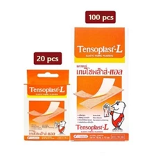 Tensoplast-L First Aid Plaster Fabric Adhesive Elastic Wound Bandage 20-100 pcs