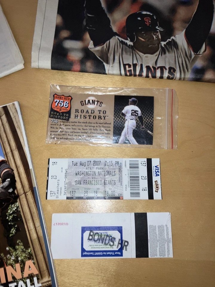 Barry Bonds Home Run Record Breaking Game Day Set - Image 2 of 4