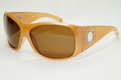 Versace Sunglasses 2008 Brown Beige Medusa Crystals MOD 4133  display picture 2