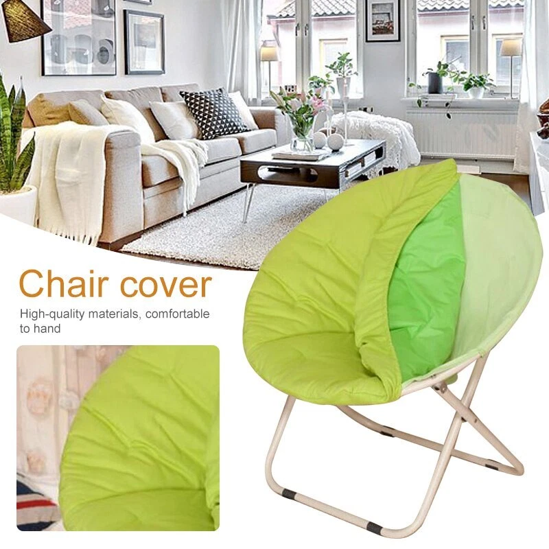 Capa para cadeira pires redonda lona lua cadeira slipcovers acampamento pesca assento capa - Imagem 2 de 4