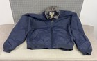 L.L. Bean Navy & Gray Lined Jacket XL Men's Nylon Polyester