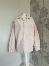 Dickies Baby Pink Popper Fastening Shell Jacket Size Large