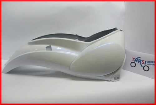 CODONE SCOCCA POSTERIORE APRILIA SCARABEO 50/100 2006/2010 AP8268786 BIANCO CULT - Foto 2 di 6