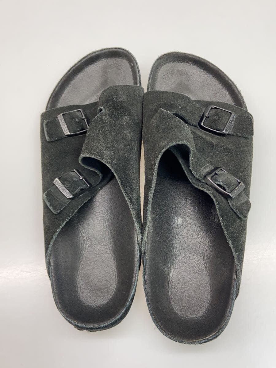 BIRKENSTOCK ZURICH BEAMS Bespoke 43 Black SUEDE SANDALS Used BIRKENSTOCK ZURICH BEAMS Bespoke 43 Black SUEDE SANDALS Used