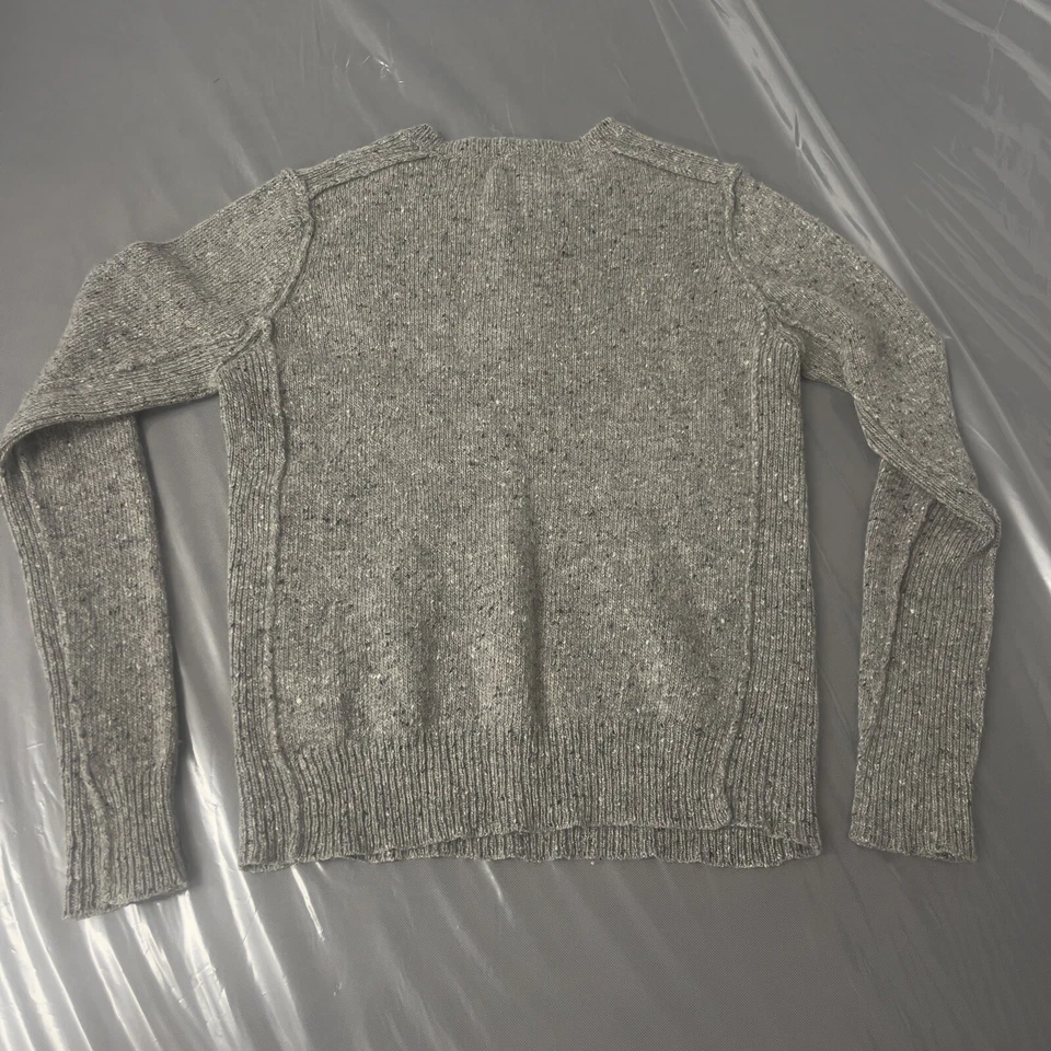 AllSaints Sweater Button Front mohair angora Wool Knit Women L Long Sleeve - Image 3 of 4
