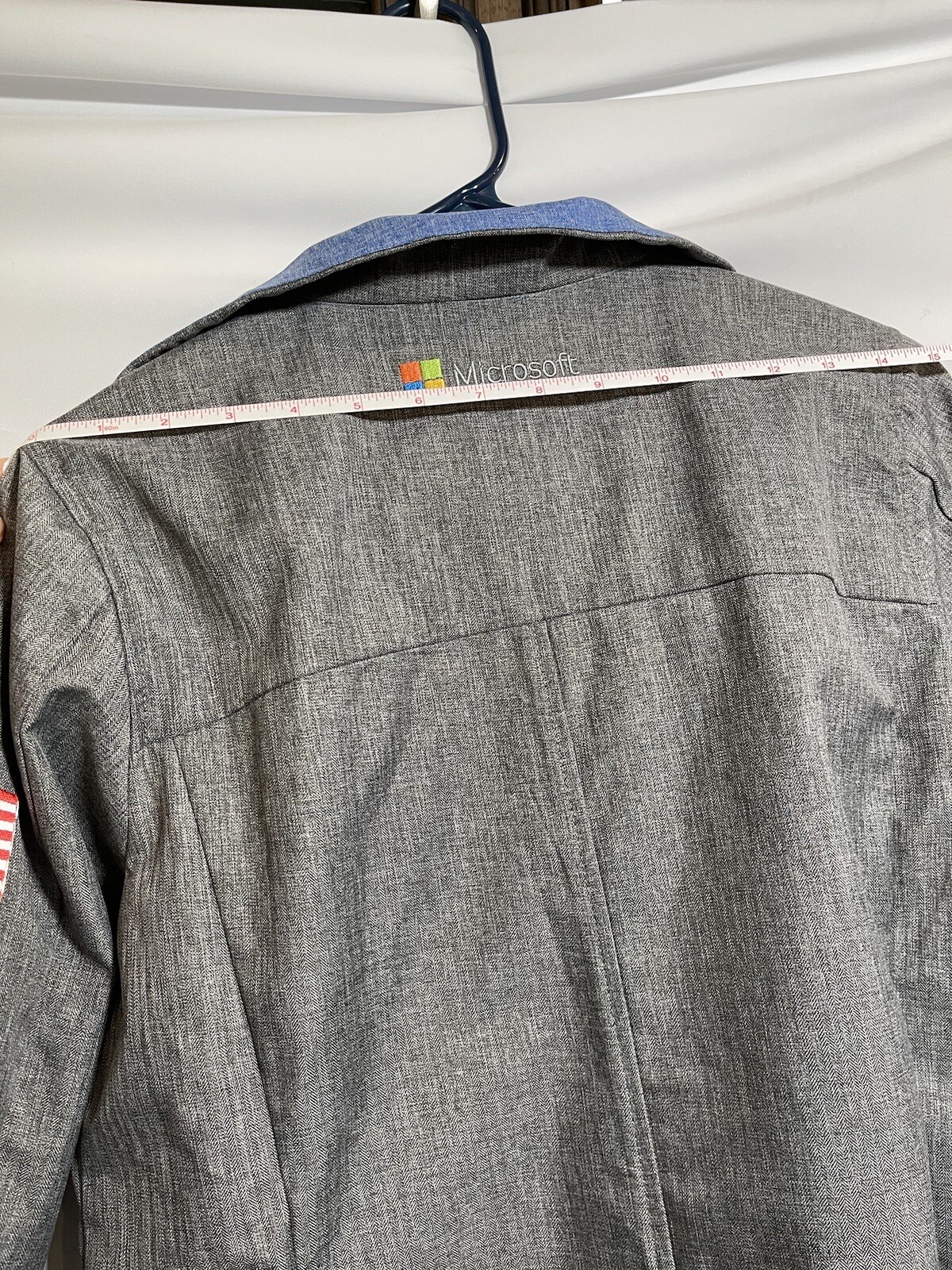 Microsoft woman’s gray jacket size medium - image 15