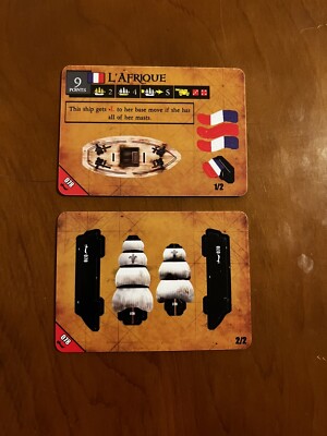 L AFRIQUE Barbary Coast Pirates Wizkids CSG Pocketmodel
