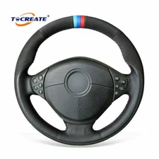 Soft Leather Suede Steering Wheel Cover for BMW 5 Series E39 M3 Z3 E36/8 #30XC
