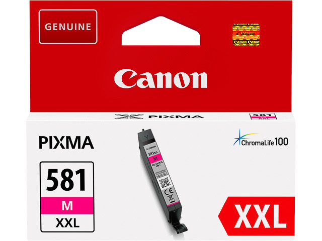 Cartouche Canon 581XXL Magenta encre rouge cli581 m 581xxl pour imprimante jet d'encre couleur