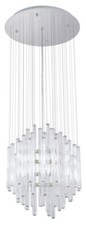 Alexandria 12 Light 20 Inch Chrome Chandelier Ceiling Light