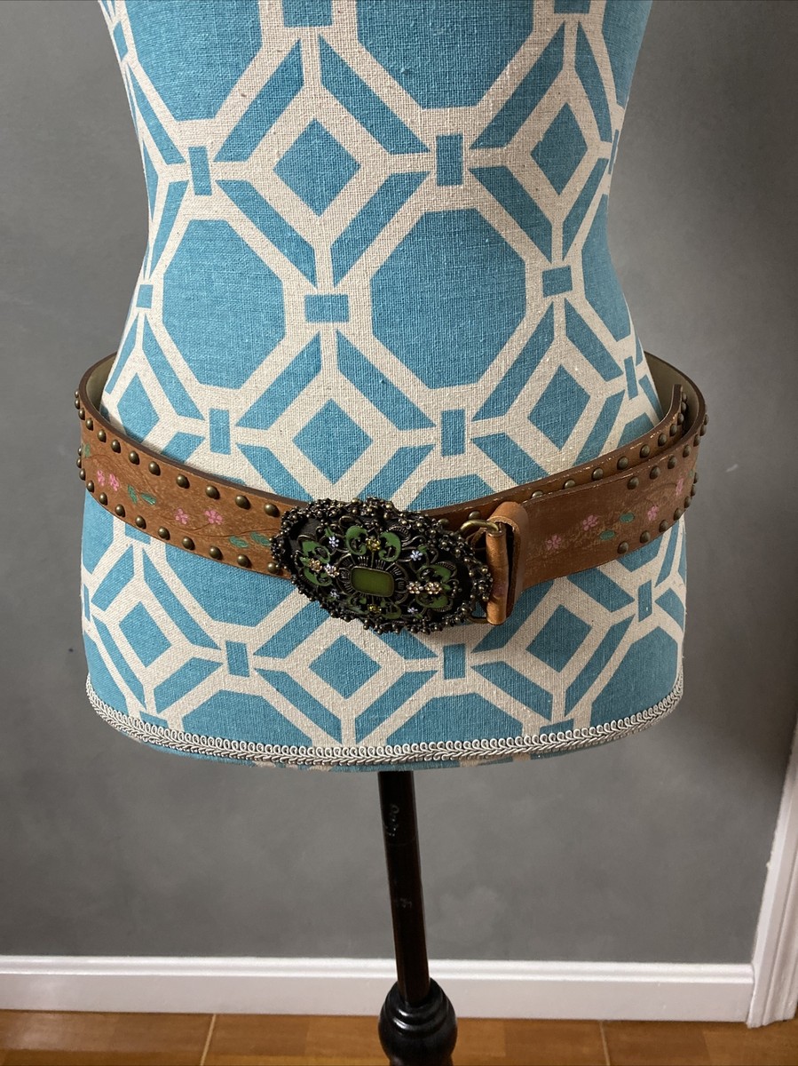 Leather Swarovski crystal belt size medium Buy Swarovski Crystal Belt | Mens Black 35 Mm | Capo Pelle main image 4