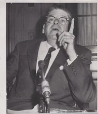  1957 James Mitchell Economic Forecast Washington Rare Original Press Photo