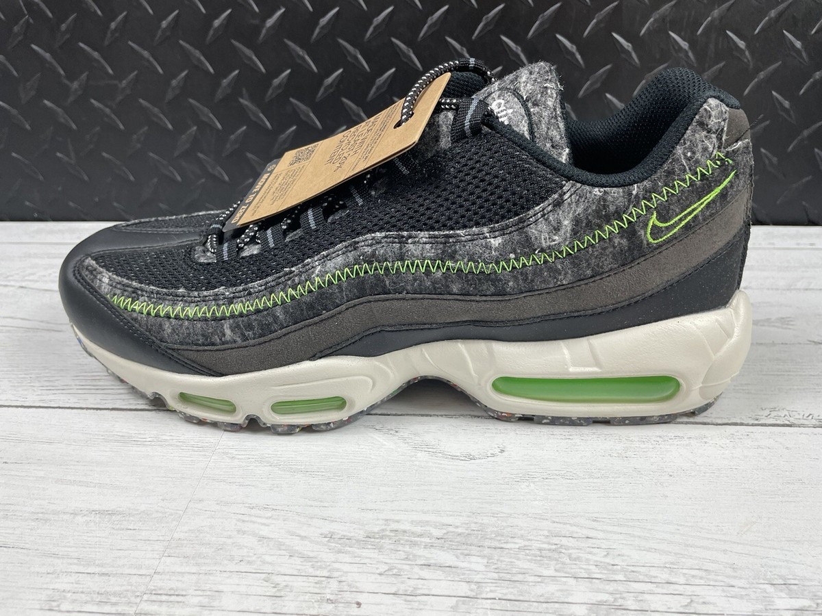 NIKE AIR MAX 95 BLACK-ELECTRIC GREEN 