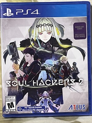 Soul Hackers 2 Sony Playstation 4 PS4 - ATLUS With  Bonus Art Cards!!