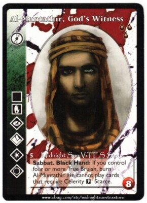 Al-Muntathir, God's Witness True Brujah Heirs to the Blood V:TES VTES CCG