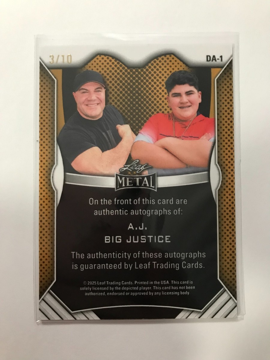 2025 LEAF METAL A.J AND BIG JUSTICE DUAL AUTO Red Scope /10 Red 2025 LEAF METAL A.J AND BIG JUSTICE DUAL AUTO Red Scope /10 Red