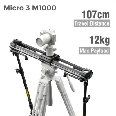 Zeapon Micro3 M1000 Double Distance Camera Slider 30.3  4KG-12KG + Motor