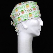 Star Wars  the Child on white Theme Scrub Hat