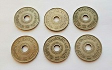 Palestine British Mandate Coin 20 Mil 1927 KM5 WW2 aVF Israel LOT OF 6 COINS