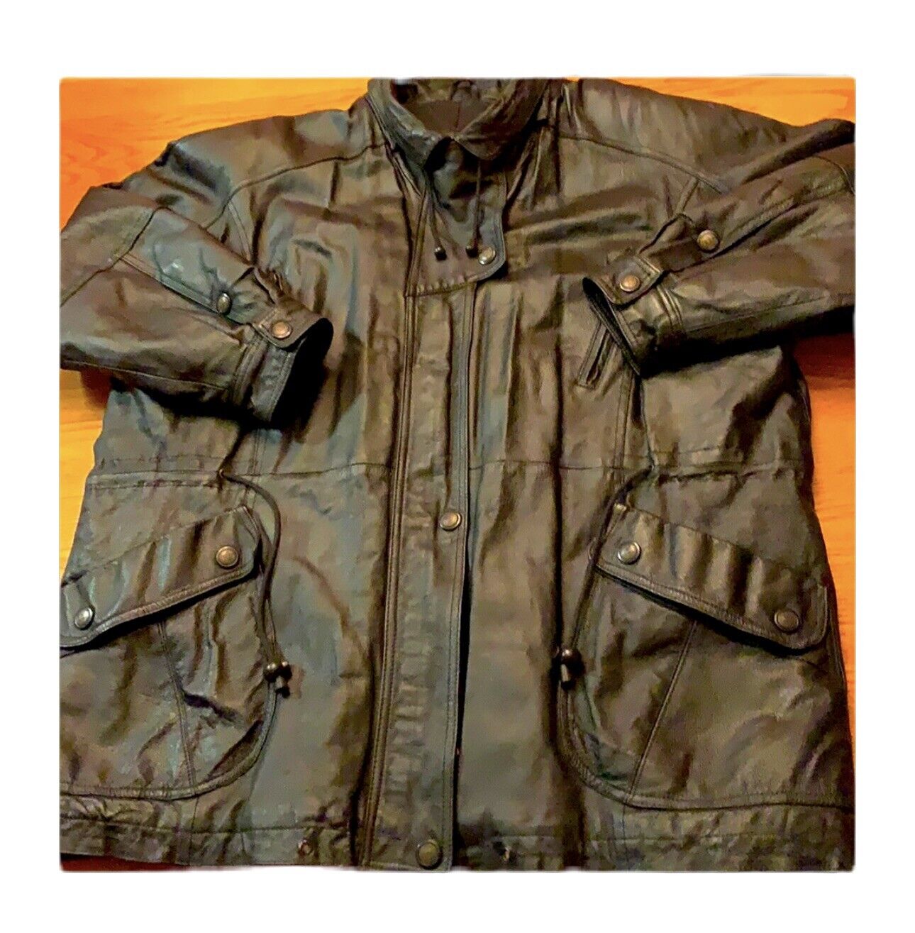 Leather jacket mens Heavy Duty 3xl Learsi - image 3