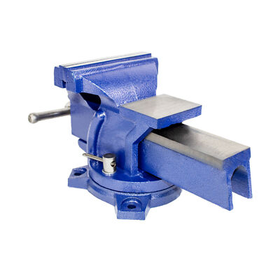 HFS(R) 4'' Heavy Duty Bench Vise - 360 Swivel Base With Lock