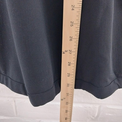 Ralph Lauren Black Dress Small 4 Purple Label Wool Straps Mini Stretch Designer - Picture 8 of 11