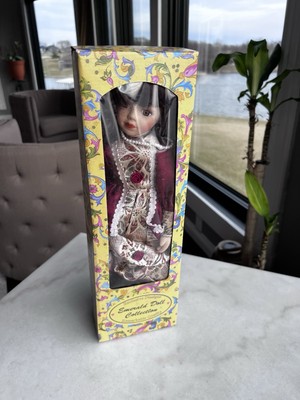 The Emerald Doll Collection Porcelain Doll/ VINTAGE