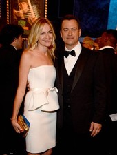 Writer Molly McNearney comedian TV host Jimmy Kimmel at AFI's 41st - Old Photo 1