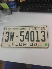 Matrícula Florida 1959