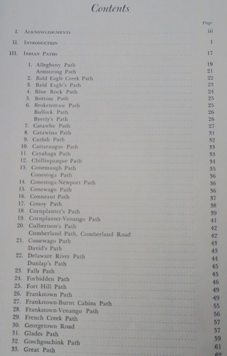 Wallace,Indian Paths of Pennsylvania,1971 hardcover 2d ed,over 130 maps,descrns - Foto 4 di 18