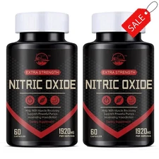Nitric Oxide Booster L-Arginine, L-Citrulline Supplement for Blood Circulation