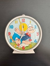 Vintage Popeye The Sailorman Smiths Alarm Clock Wind Up PARTS ONLY. NOT WORKING.