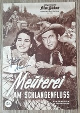 A185 Julie Adams Autogramm auf Film Programm