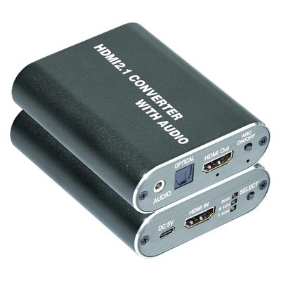 8K HDMI Audio Extractor,HDMI Audio Converter with Optical SPDIF Audio Output,...