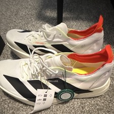 adidas Adizero Adios Pro 4 Men's Running Shoes US 7 JR1094 White/Black