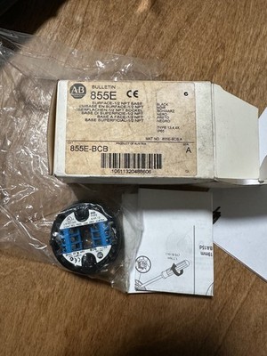 Allen Bradley 855E-BCB SURFACE-1/2 NPT BASE Black