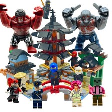   Martial Ninjas Fortress Building Toy Set Pa...